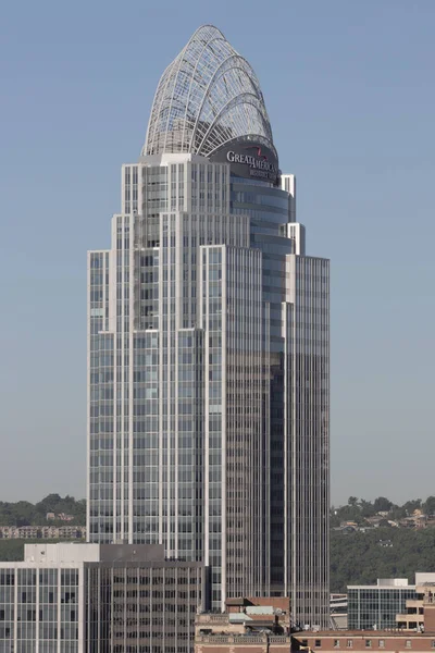 Cincinnati Circa June 2022 Great American Tower Downtown Tallest Building — Stock Photo, Image