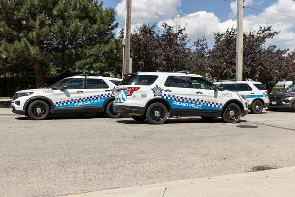 Chicago Circa July 2022 Chicago Police Department Vehicles Cpd Second — Foto Stock