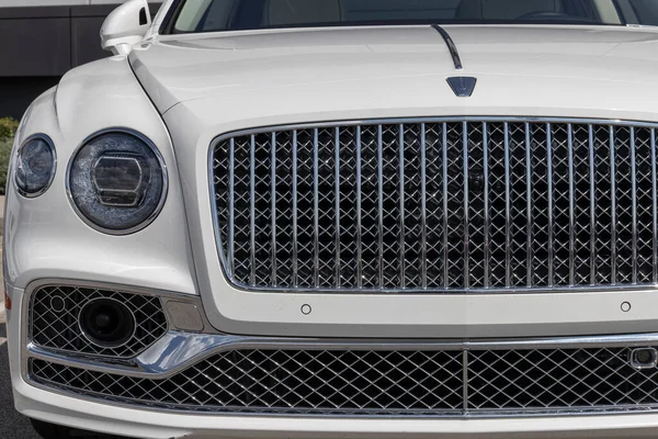 Indianapolis - Circa August 2022: Bentley Flying Spur display at a dealership. Bentley Motors is a British manufacturer of luxury cars and SUVs.