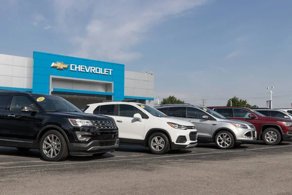 Noblesville Circa Září 2022 Použitá Autosalon Prodejně Chevrolet Vzhledem Problémům — Stock fotografie
