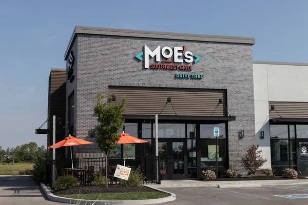 Noblesville Circa Septiembre 2022 Moe Southwest Grill Restaurante Comida Rápida — Foto de Stock