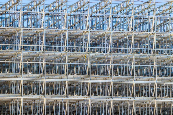 Dystopian Architecture Construction Patterns Geometry Repetition Signal Ocd Approach Building — Stock Photo, Image