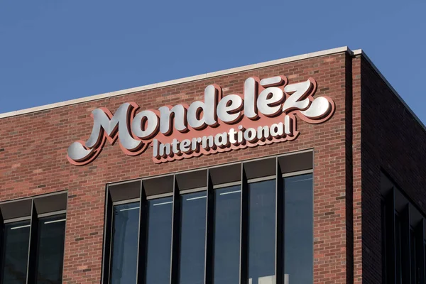 Chicago Circa October 2022 Mondelez International Headquarters Mondelez Snack Food — Stock Photo, Image