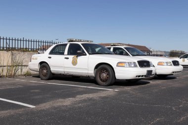 Indianapolis - Ekim 2022: Indianapolis Büyükşehir Polis Departmanı aracı. IMPD 'nin Marion County' de yetkisi var..