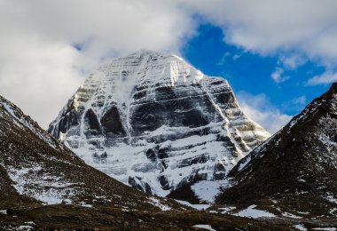 Tibet. Mount kailash. Kuzey yüz