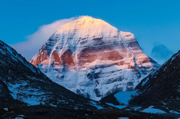 Tibet. Posvátná hora Kailás. Severní stěny — Stock fotografie