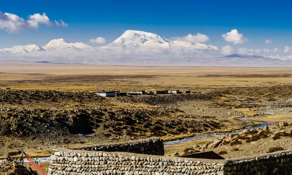 Tibet. View of the mountain from the Guru Mandala Mount Kailash — Stock Photo, Image