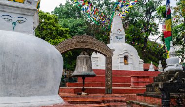 Katmandu 'da Swayambhunath stupa