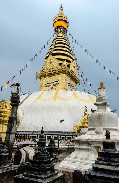 Swayambhunath stupa στο Κατμαντού — Φωτογραφία Αρχείου