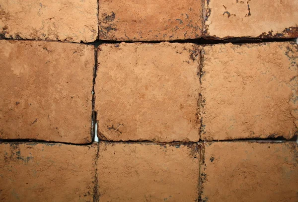 Kakao tozu ile Çikolatalı pembe duvar — Stok fotoğraf