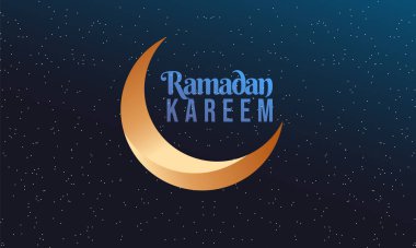 Müslüman Cemaati 'nin Kutsal Ayı Ramazan Kareem. Ramazan bayramın kutlu olsun Türkçe çeviri: Ramazan bayramin mubarek olsun. (raamadan kareem)