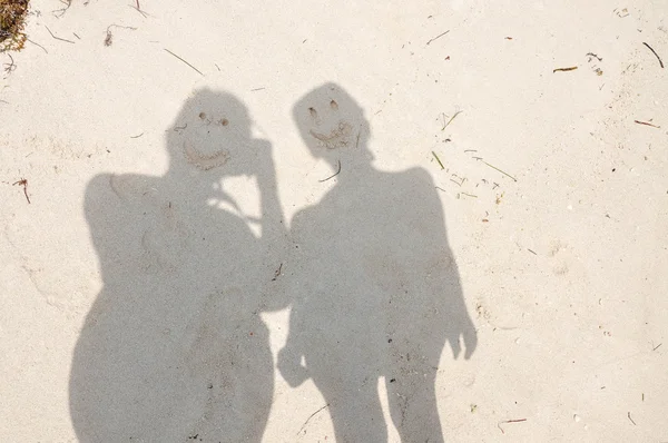 Lächelnde Schatten — Stockfoto