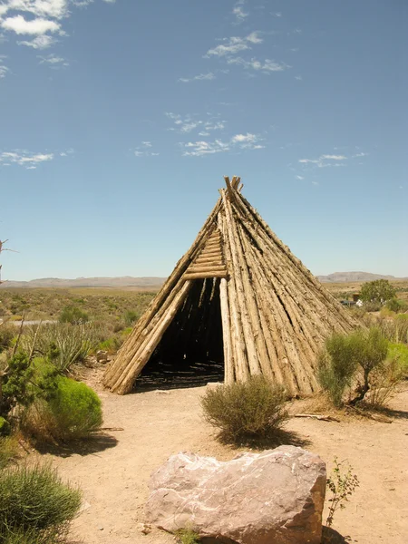 A native-amerikai indián lakás — Stock Fotó