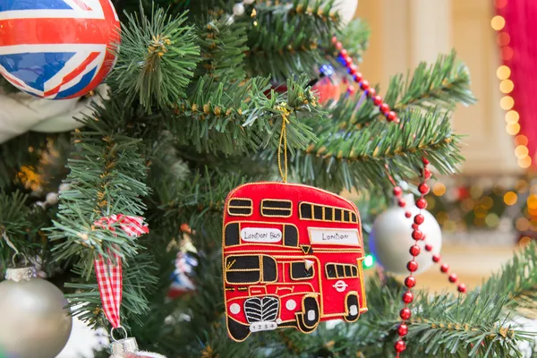 British style christmas tree — Stock Photo, Image