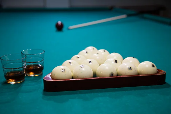 Schönes Pool-Spiel — Stockfoto