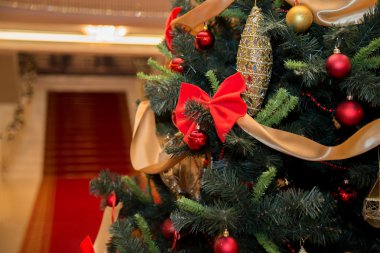 merdiven ile Noel ağacı