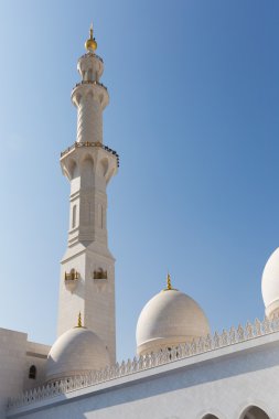 Abu Dabi 'deki Şeyh Zayed camii.