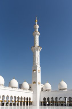 Abu Dabi 'deki Şeyh Zayed camii.