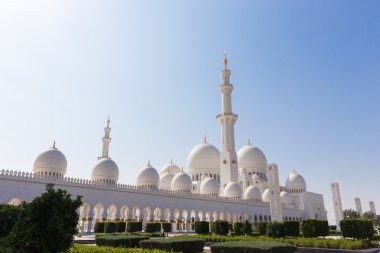 Abu Dabi 'deki Şeyh Zayed camii.