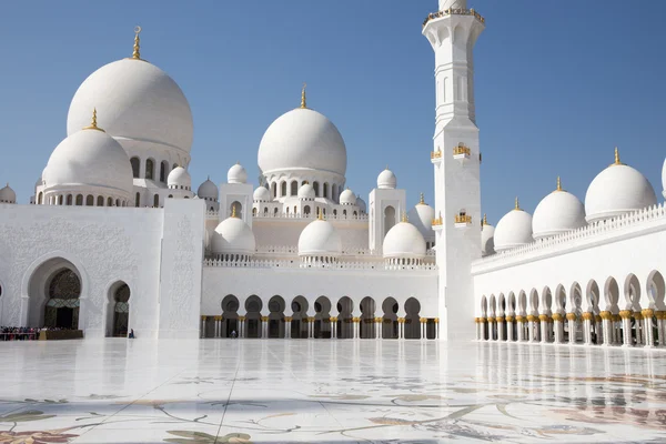 Sjeik Zayed moskee in Abu Dhabi — Stockfoto