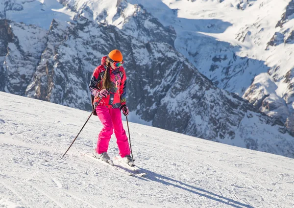 Skifahren — Stockfoto