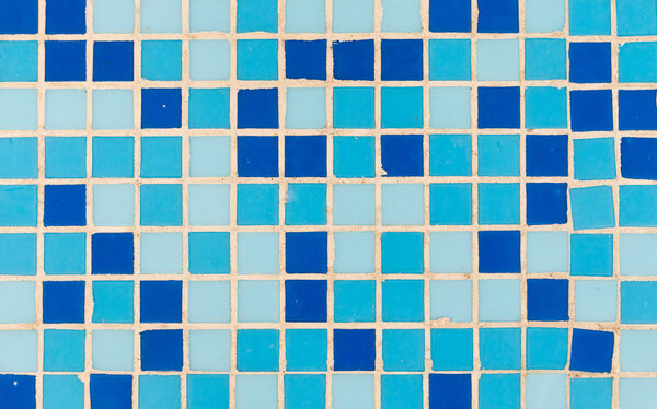 Синий плиточный фон
