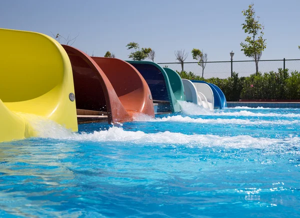 Water slides — Stock Photo, Image