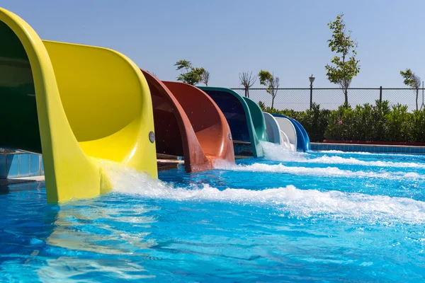 Water slides — Stock Photo, Image