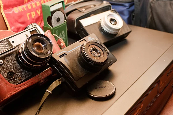 ソ連のレトロなカメラ — ストック写真