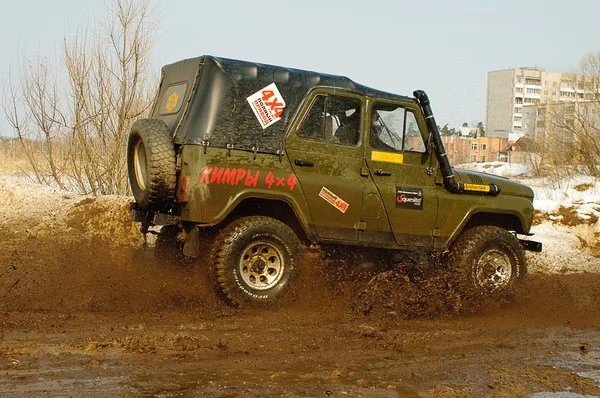 Auto racing off road — Stock Photo, Image