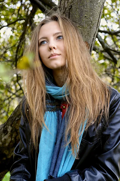 Blond kvinna — Stockfoto