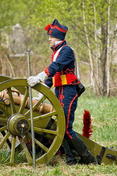 Artileristy francuski — Zdjęcie stockowe