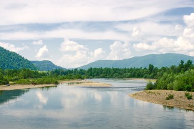 Bahar, Ukrayna khust, zakarpattia göl tisa sel