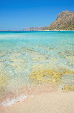 balos peyzaj crete, Yunanistan