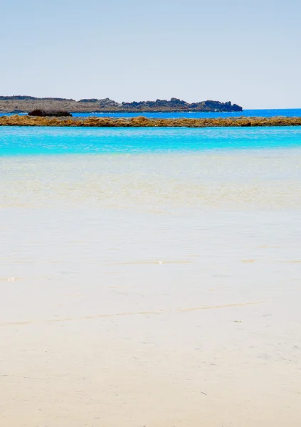 也泻湖，克里特岛，希腊的颜色 — 图库照片