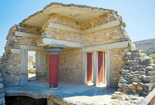 Knossos palace room, Crete, Greece — Stock Photo, Image