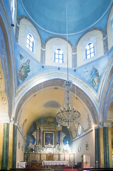 Catedral Católica Romana de Fira, Santorini — Foto de Stock