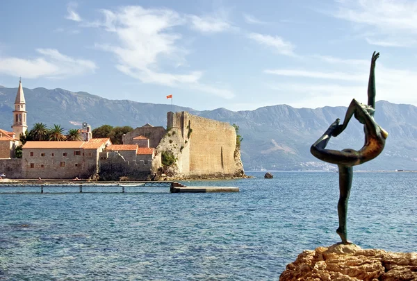 Monument voor de ballerina verwacht voor de favoriete zeeman — Stockfoto