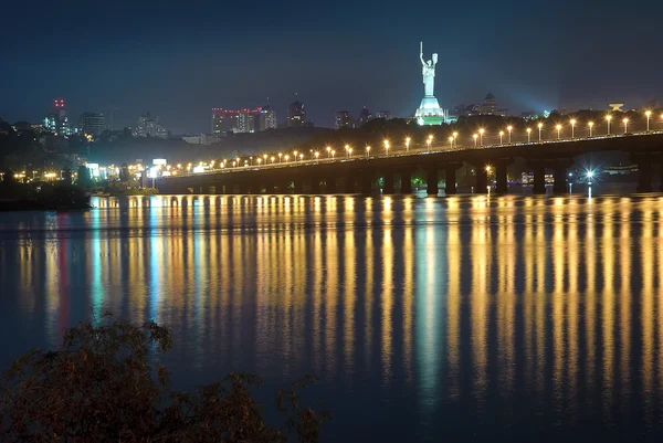 Paton bridge Kiev, Ucrânia — Fotografia de Stock