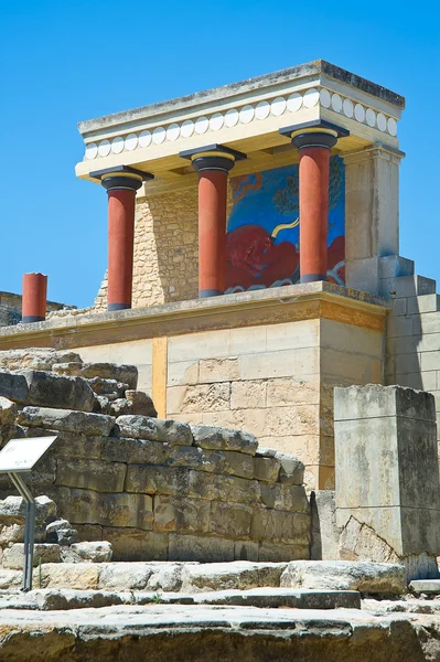 Palacio Knossos, Creta, Grecia — Foto de Stock