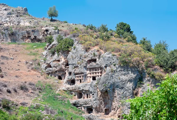 Batu nisan di Tlos, Turki 3 — Stok Foto