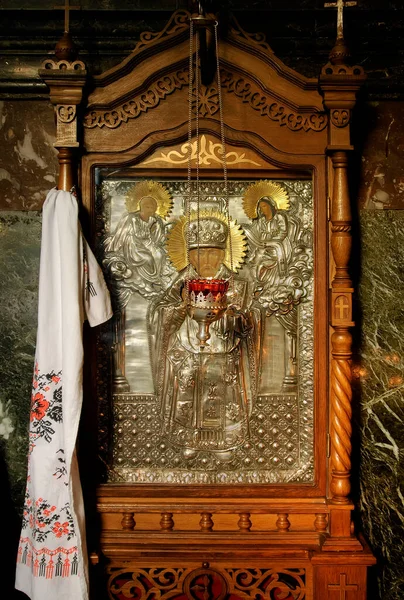 Icono Plata Riza Catedral San Volodymyr Kiev Ucrania —  Fotos de Stock