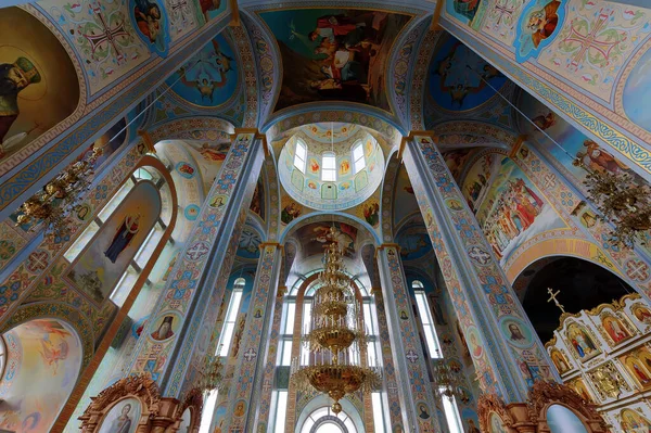 Ceiling Krasnogorskiy All Saints Monastery Svalyava Town Ukraine — Stock Photo, Image