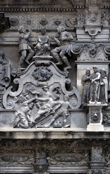 Fragmento Del Exterior Capilla Boim Lviv Ucrania — Foto de Stock