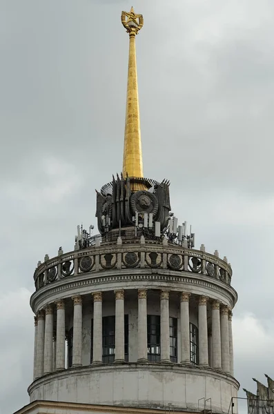 Top Van Toren Van Het Expocenter Van Oekraïne Kiev Oekraïne — Stockfoto