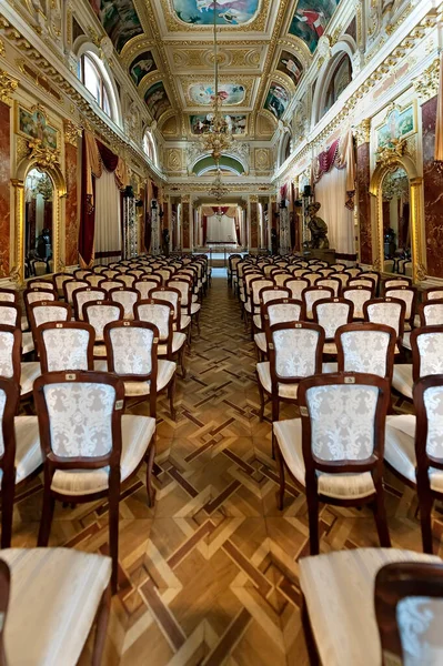 Mirror Hall Lviv National Academic Opera Ballet Theater Lviv Ukraine — Stockfoto