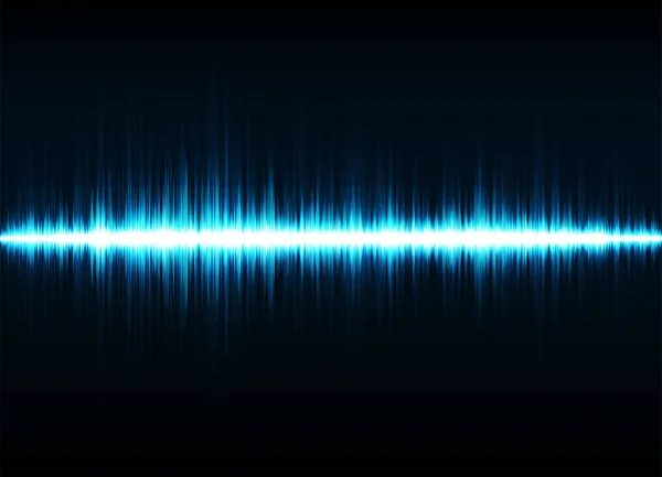 Blue Digital Equalizer Background Sound Wave Background — Διανυσματικό Αρχείο