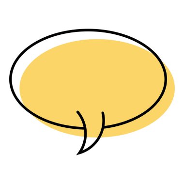 Beyaz arka plan üzerinde izole konuşma balonları