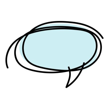 Beyaz arka plan üzerinde izole konuşma balonları