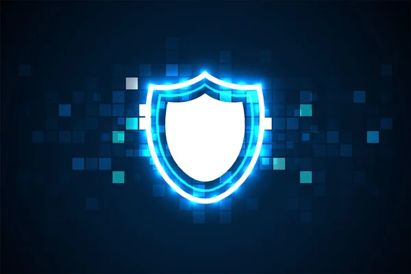 Conceito Segurança Cibernética Segurança Dados Pessoais Ideia Privacidade Dados Cibernéticos —  Vetores de Stock